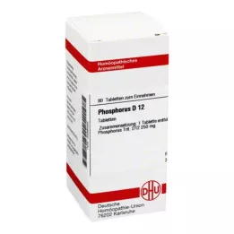 PHOSPHORUS D 12 tabletek, 80 szt