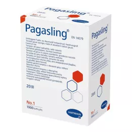 PAGASLING Gaziki niesterylne rozmiar 1 orzech laskowy, 1000 szt
