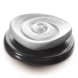 DUFTSTEIN Spiralna płyta ceramiczna Energy czarna, 1 szt