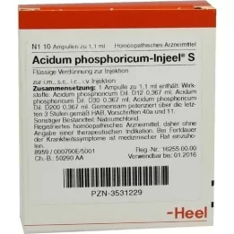 ACIDUM PHOSPHORICUM INJEEL Ampułki S, 10 szt