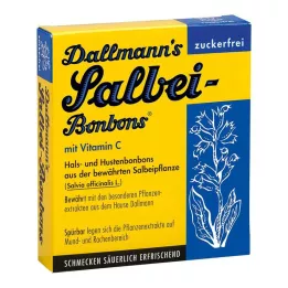 DALLMANNS Słodycze szałwiowe bez cukru, 20 szt