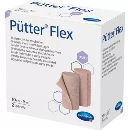 PÜTTER Bandaż Flex Duo 10 cmx5 m, 2 szt