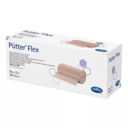 PÜTTER Bandaż elastyczny 8 cmx5 m, 10 szt