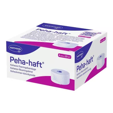 Peha Haft bandaż mocujący bez lateksu 4 cm x 20 m, 1 szt Peha Haft bandaż mocujący bez lateksu 4 cm x 20 m, 1 szt