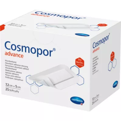 COSMOPOR Opatrunek na ranę Advance 5x7,2 cm, 25 szt