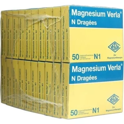 MAGNESIUM VERLA N Tabletki powlekane, 20X50 St