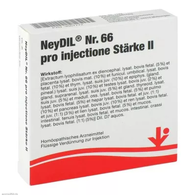 NEYDIL No.66 pro injectione St.2 Ampułki, 5X2 ml