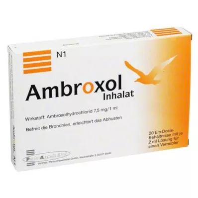 AMBROXOL Roztwór do inhalacji do nebulizatora, 20 x 2 ml