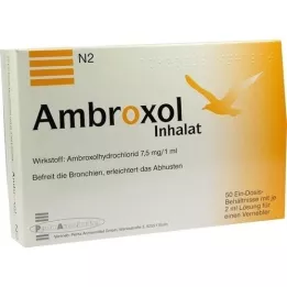AMBROXOL Roztwór do inhalacji do nebulizatora, 50 x 2 ml