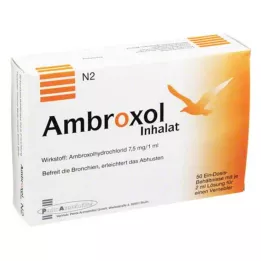 AMBROXOL Roztwór do inhalacji do nebulizatora, 50 x 2 ml