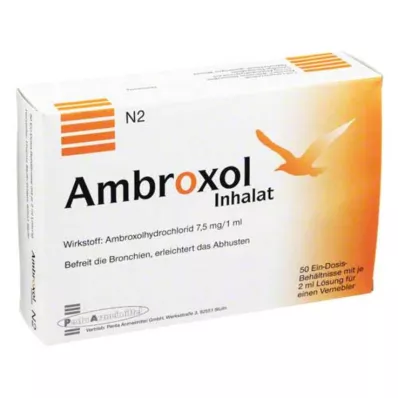 AMBROXOL Roztwór do inhalacji do nebulizatora, 50 x 2 ml