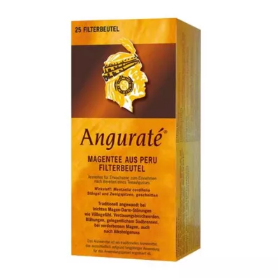 ANGURATE Saszetka z filtrem do herbaty żołądkowej, 25X1,5 g ANGURATE Saszetka z filtrem do herbaty żołądkowej, 25X1,5 g