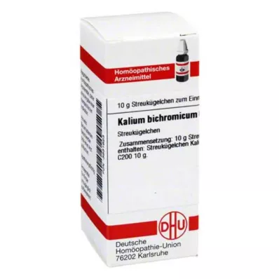 DHU Kalium bichromicum C 200 globulek, 10 g DHU Kalium bichromicum C 200 globulek, 10 g