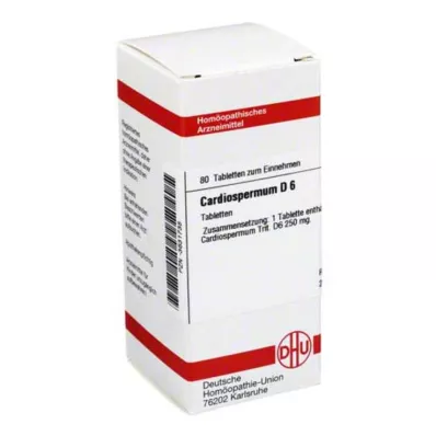 DHU Cardiospermum D 6 tabletek, 80 szt DHU Cardiospermum D 6 tabletek, 80 szt