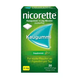 NICORETTE Guma do żucia 4 mg freshmint, 30 szt