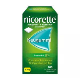 NICORETTE Guma do żucia 4 mg freshmint, 105 szt