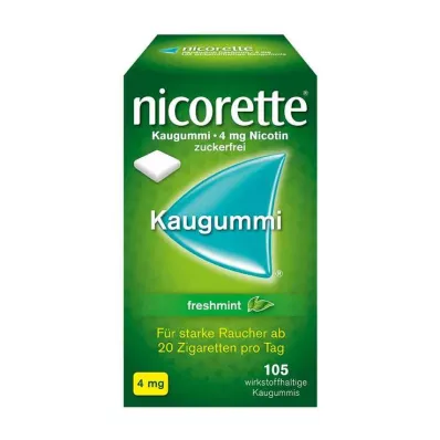 NICORETTE Guma do żucia 4 mg freshmint, 105 szt