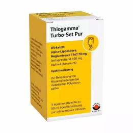 THIOGAMMA Zestaw Turbo Pur fiolki do wstrzykiwań, 50 ml