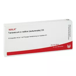 TARAXACUM E Rad.autumnale D 3 ampułki, 10 x 1 ml