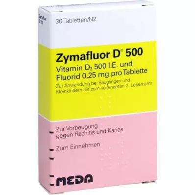 ZYMAFLUOR D 500 tabletek, 30 szt