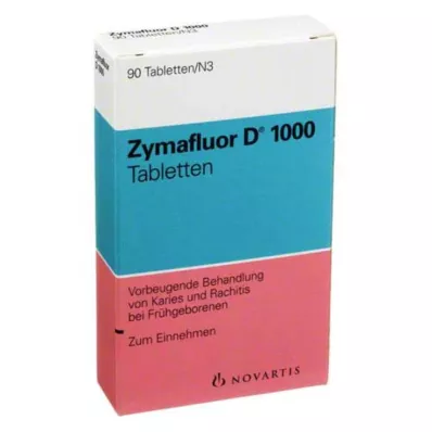ZYMAFLUOR D 1000 tabletek, 90 szt