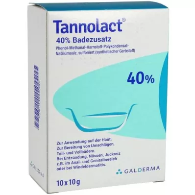 TANNOLACT Dodatek do kąpieli, 10X10 g