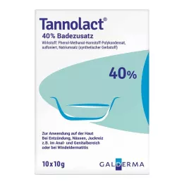 TANNOLACT Dodatek do kąpieli, 10X10 g