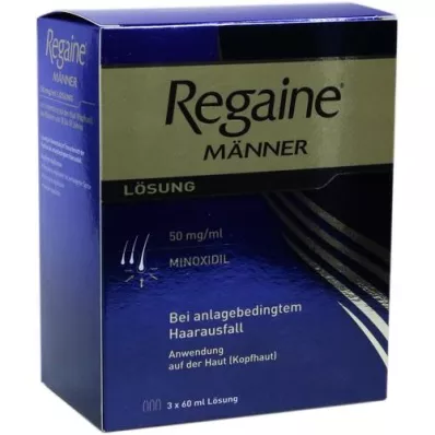 REGAINE Roztwór dla mężczyzn, 3X60 ml