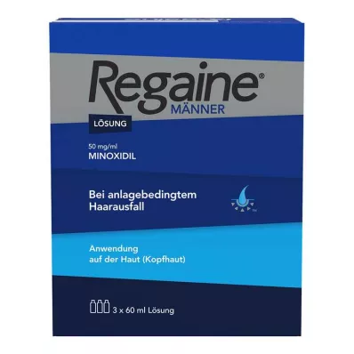 REGAINE Roztwór dla mężczyzn, 3X60 ml
