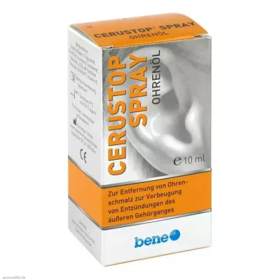 CERUSTOP Olej do uszu w sprayu, 10 ml CERUSTOP Olej do uszu w sprayu, 10 ml