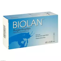 BIOLAN Pipety jednodawkowe do kropli do oczu, 60 x 0,35 ml