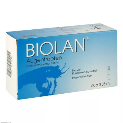 BIOLAN Pipety jednodawkowe do kropli do oczu, 60 x 0,35 ml BIOLAN Pipety jednodawkowe do kropli do oczu, 60 x 0,35 ml