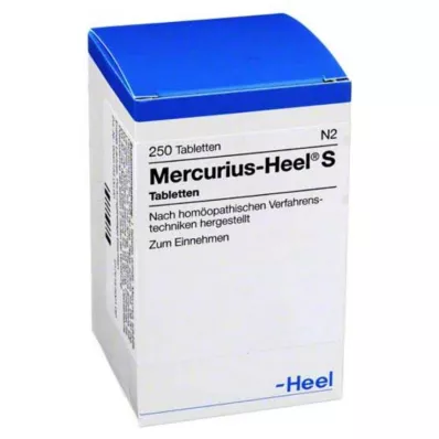 MERCURIUS HEEL Tabletki S, 250 szt MERCURIUS HEEL Tabletki S, 250 szt