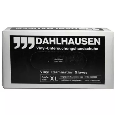 VINYL Rękawice niepudrowane rozmiar XL, 100 szt