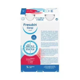 FRESUBIN ENERGY DRINK Butelka na napój truskawkowy 6X4X200 ml