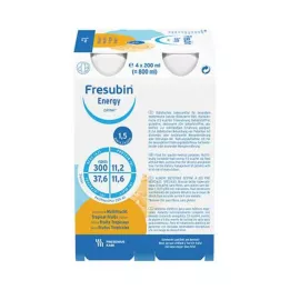FRESUBIN ENERGY DRINK Butelka do napojów wieloowocowych, 4 x 200 ml