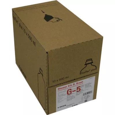 Glukoza 5% B.Braun Ecoflac P, 10X500 ml Glukoza 5% B.Braun Ecoflac P, 10X500 ml