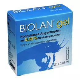 BIOLAN Krople do oczu w żelu, 20 x 0,45 ml