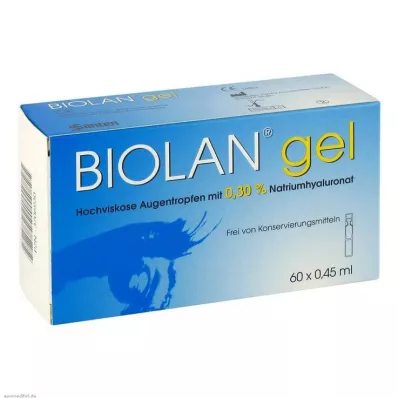 BIOLAN Żelowe krople do oczu, 60 x 0,45 ml BIOLAN Żelowe krople do oczu, 60 x 0,45 ml