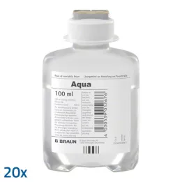 AQUA AD injectabilia Ecoflac Plus roztwór do wstrzykiwań, 20 x 100 ml