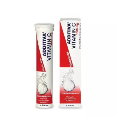 ADDITIVA Tabletki musujące z witaminą C Blood Orange, 20 szt