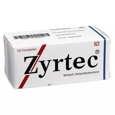 ZYRTEC Tabletki powlekane, 100 szt