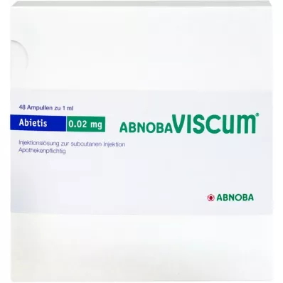 ABNOBAVISCUM Ampułki Abietis 0,02 mg, 48 szt