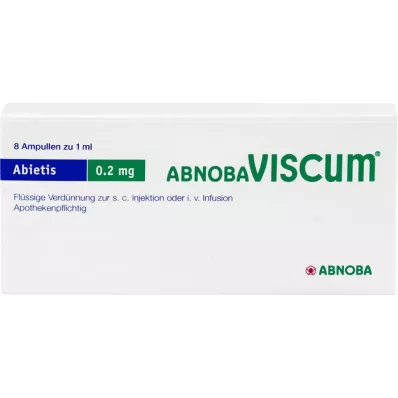 ABNOBAVISCUM Ampułki Abietis 0,2 mg, 8 szt