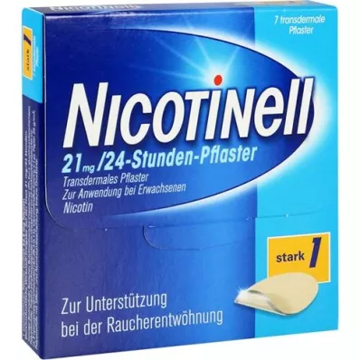 NICOTINELL 21 mg/24-godzinny plaster 52,5 mg, 7 szt