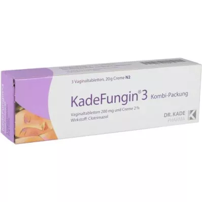 KADEFUNGIN 3 combip.20 g krem+3 tabletki dopochwowe, 1 szt