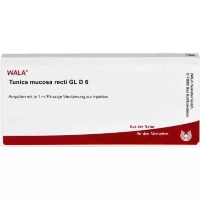 Ampułki Tunica mucosa recti Gl D6 (10x1 ml) Ampułki Tunica mucosa recti Gl D6 (10x1 ml)