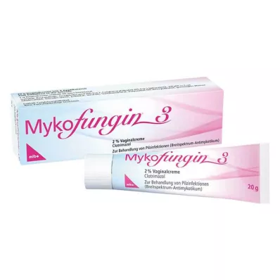 MYKOFUNGIN 3 Krem dopochwowy 2%, 20 g