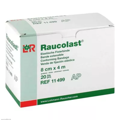Bandaże Elafix Raucolast 8cm, 20 szt Bandaże Elafix Raucolast 8cm, 20 szt