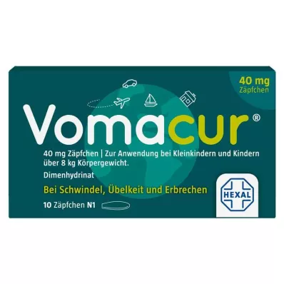 VOMACUR 40 czopków, 10 szt VOMACUR 40 czopków, 10 szt